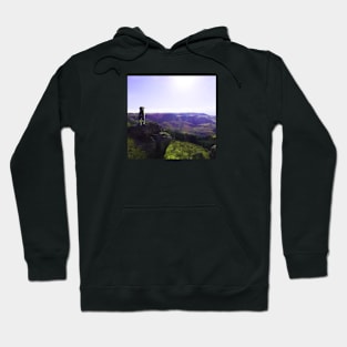 Dog in the landscape Hoodie